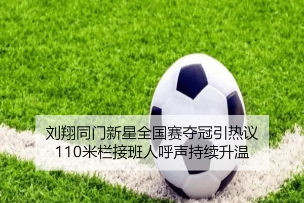 刘翔同门新星全国赛夺冠引热议 110米栏接班人呼声持续升温